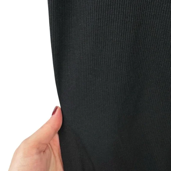 SUPERDOWN‎ Darcey Cut Out Jumpsuit Ribbed Black Strapless Flare Event Medium M - Picture 8 of 16